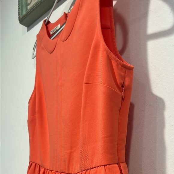 MAISON Scotch coral another day in paradise  peplum mini dress medium new - Picture 6 of 9